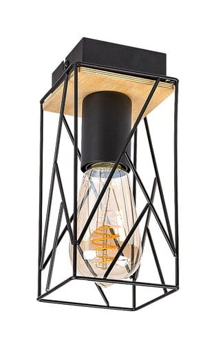 Plafoniera Boire 71021 Nero