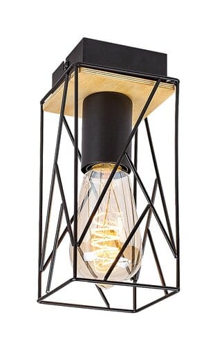 Plafoniera Boire 71021 Nero (1)
