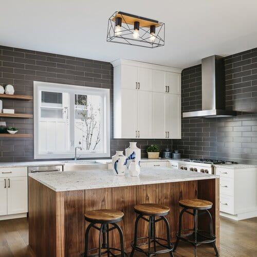 Plafoniera Boire 71023 Nero (5)