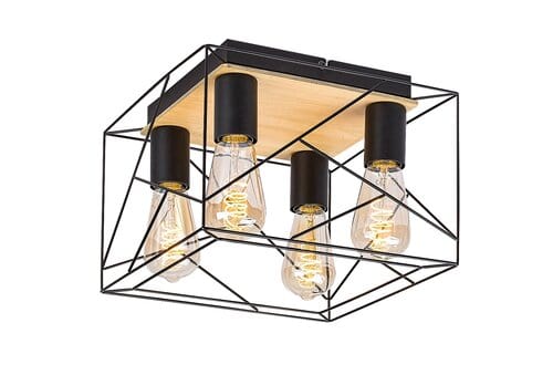 Plafoniera Boire 71024 Nero (1)