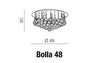 Plafoniera Bolla 48 AZ1287 Cromo (3)