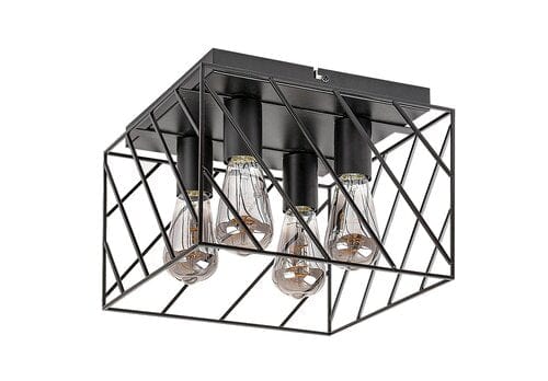 Plafoniera Boroo 71027 Nero