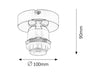 Plafoniera Bottom 1301 Cromo (1)