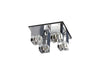 Plafoniera Box 4 AZ0178 Cromo