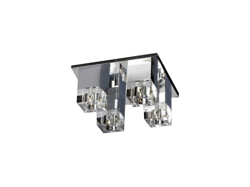 Plafoniera Box 4 AZ0178 Cromo