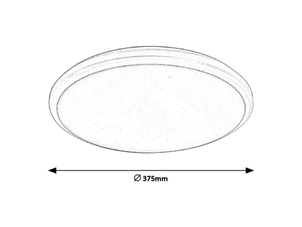 Plafoniera Brandon Large 1430 Bianco (3)