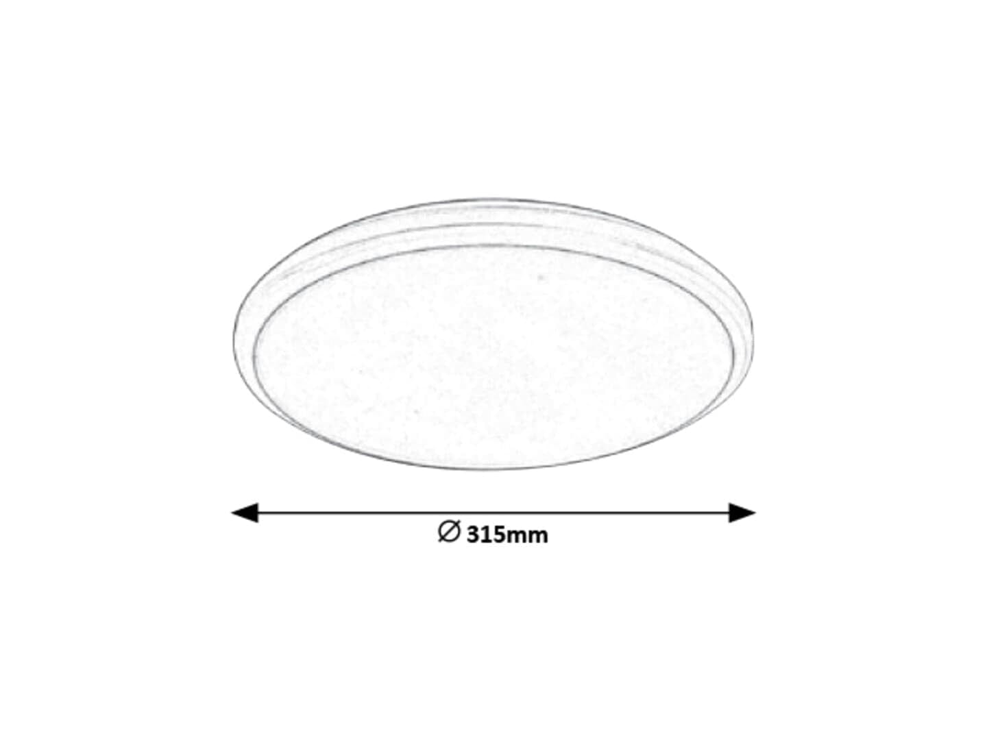 Plafoniera Brandon Small 1429 Bianco (3)