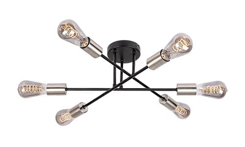 Plafoniera Branwen 71026 Nero (1)