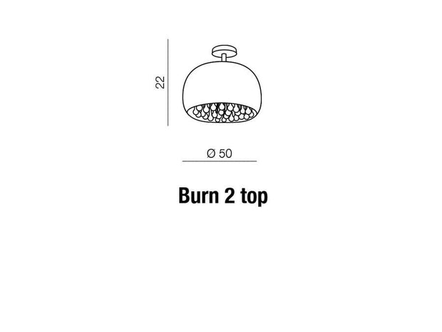 Plafoniera Burn 2 AZ0700 Cromo (7)
