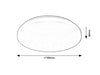 Plafoniera Cerrigen 71036 Bianco (9)