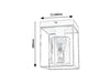 Plafoniera Chadwick 71031 Nero (4)