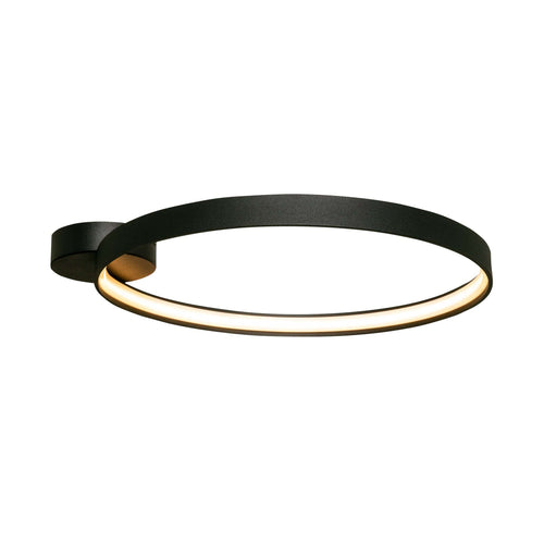 Plafoniera Circle Nero