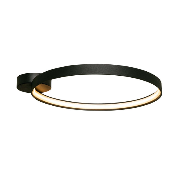 Plafoniera Circle Nero