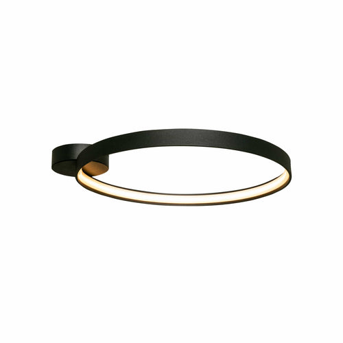 Plafoniera Circle Nero