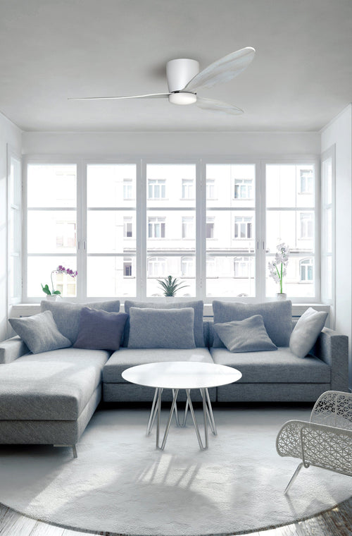 Plafoniera con ventilatore Veneti Bianco AZ4447 (1)