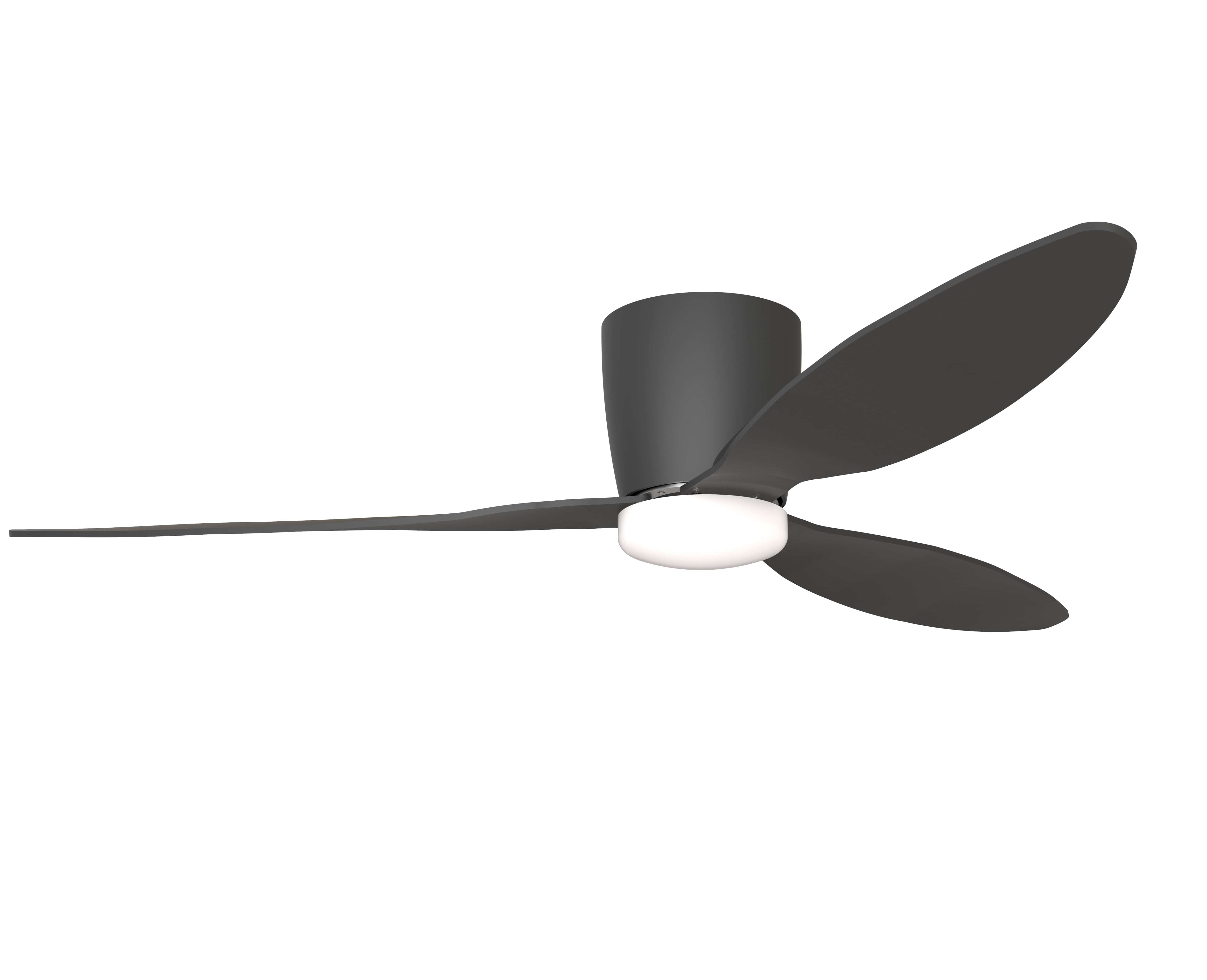Plafoniera con ventilatore Veneti Nero AZ4448