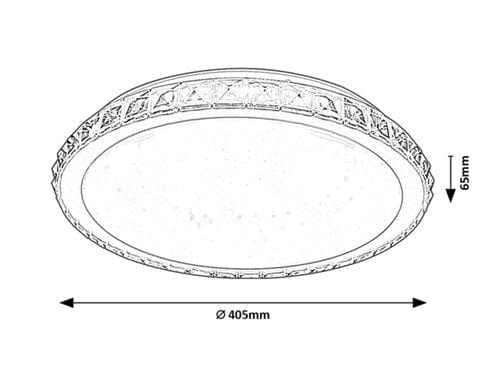 Plafoniera Cressida 2420 Cromo (2)