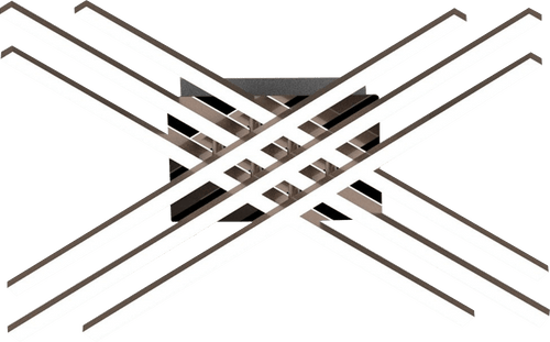 Plafoniera Cross Cromo