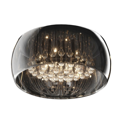 Plafoniera Crystal Argento