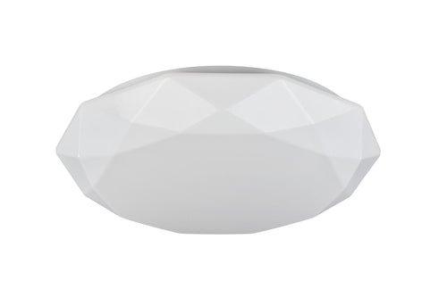 Plafoniera Crystallize Bianco