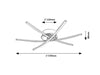 Plafoniera Cyclone 4606 Cromo (8)