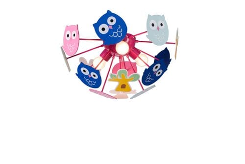 Plafoniera da bambini Birdy 6389 Multicolore