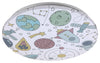 Plafoniera da bambini Hanka Planets 3417 Multicolore (2)