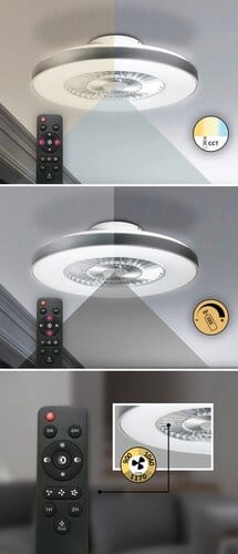 Plafoniera Dalfon 6858 Argento (10)