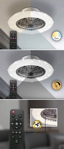Plafoniera Dalfon 6859 Argento (9)
