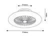 Plafoniera Dalfon 6859 Argento (10)