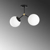 Plafoniera Damar 6331 Bianco e Nero (2)