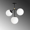 Plafoniera Damar 6336 Bianco e Nero (2)