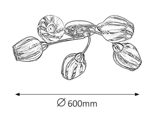 Plafoniera Danila 2970 Cromo (1)