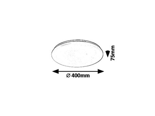 Plafoniera Danny 5449 Bianco (2)