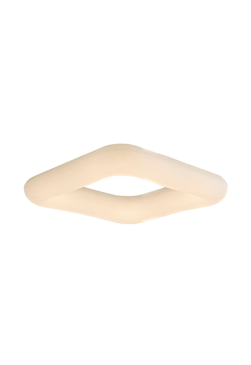 Plafoniera Donut Square 46 Bianco AZ2664