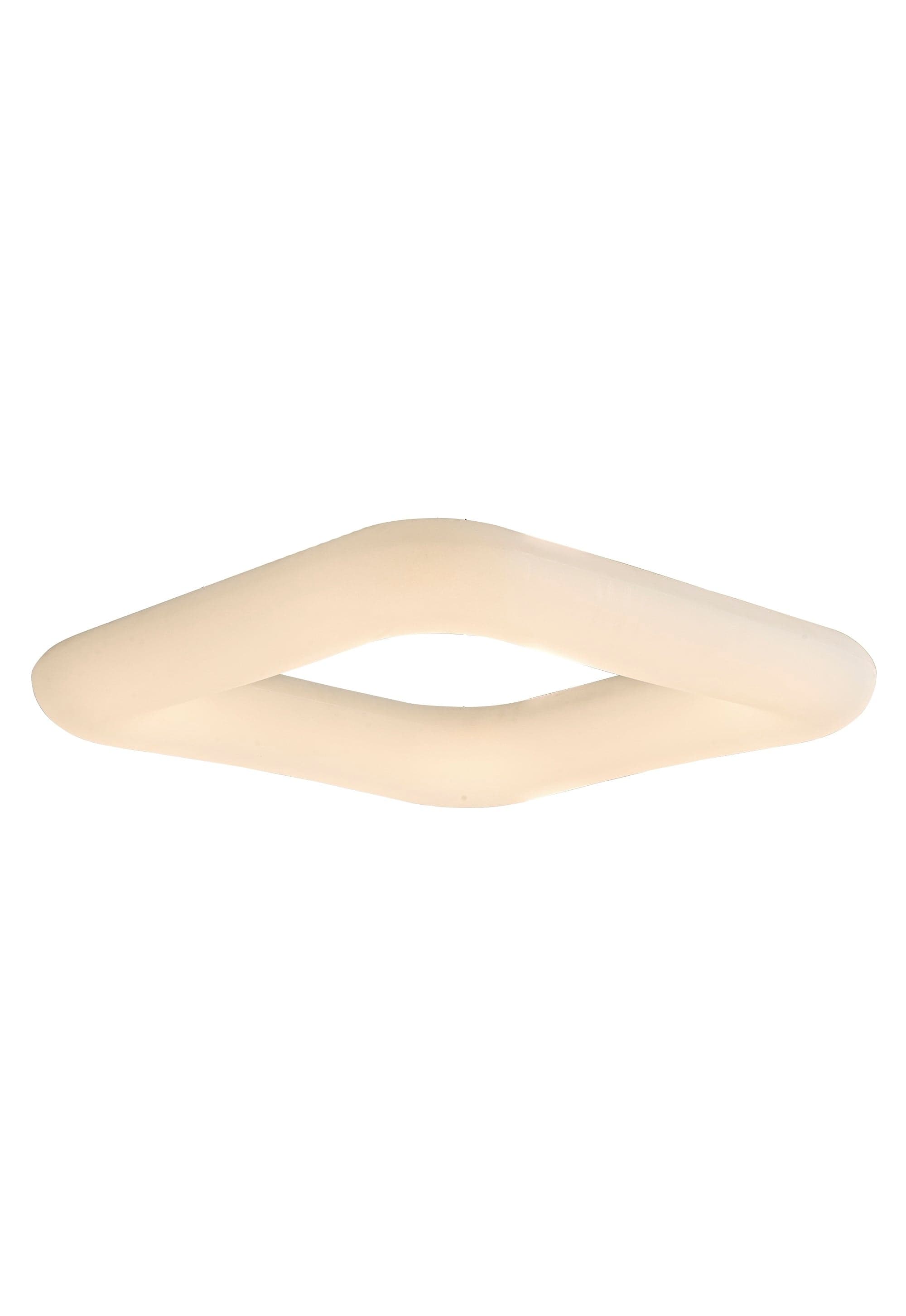 Plafoniera Donut Square 60 Bianco AZ2665