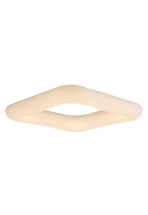 Plafoniera Donut Square 60 Bianco AZ2665