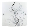 Plafoniera Elina 3692 Bianco e Nero