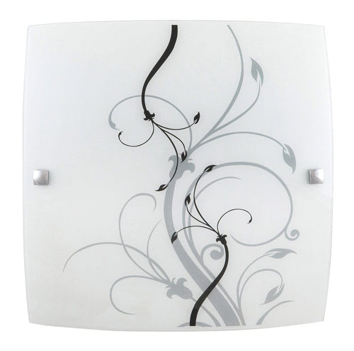 Plafoniera Elina 3692 Bianco e Nero