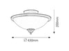 Plafoniera Elisett 2759 Bronzo (1)