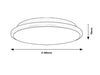 Plafoniera Engon 71131 Argento (5)