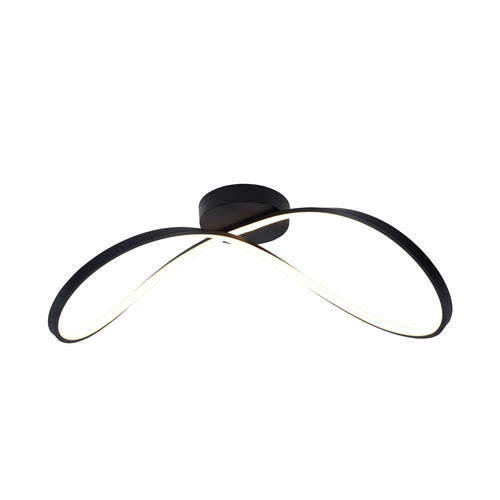 Plafoniera Erda Nero