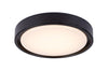 Plafoniera Foster 3283 Nero