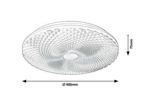 Plafoniera Galeti 3440 Argento (2)
