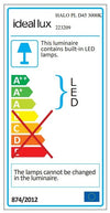 Plafoniera Halo PL D45 3000K Bianco (3)