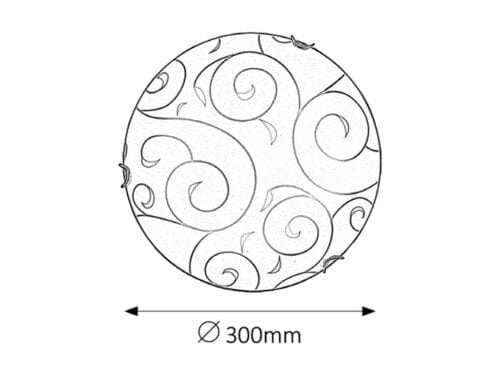 Plafoniera Harmony Lux 3852 Cromo (1)