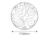 Plafoniera Harmony Lux 3853 Cromo (1)