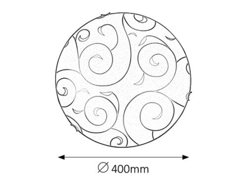 Plafoniera Harmony Lux 3853 Cromo (1)