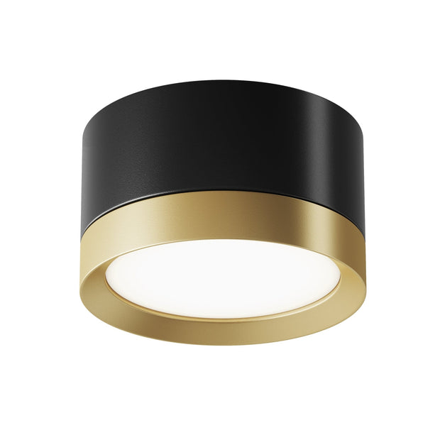 Plafoniera Hoop Nero