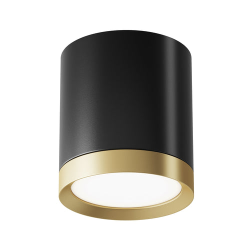 Plafoniera Hoop Nero